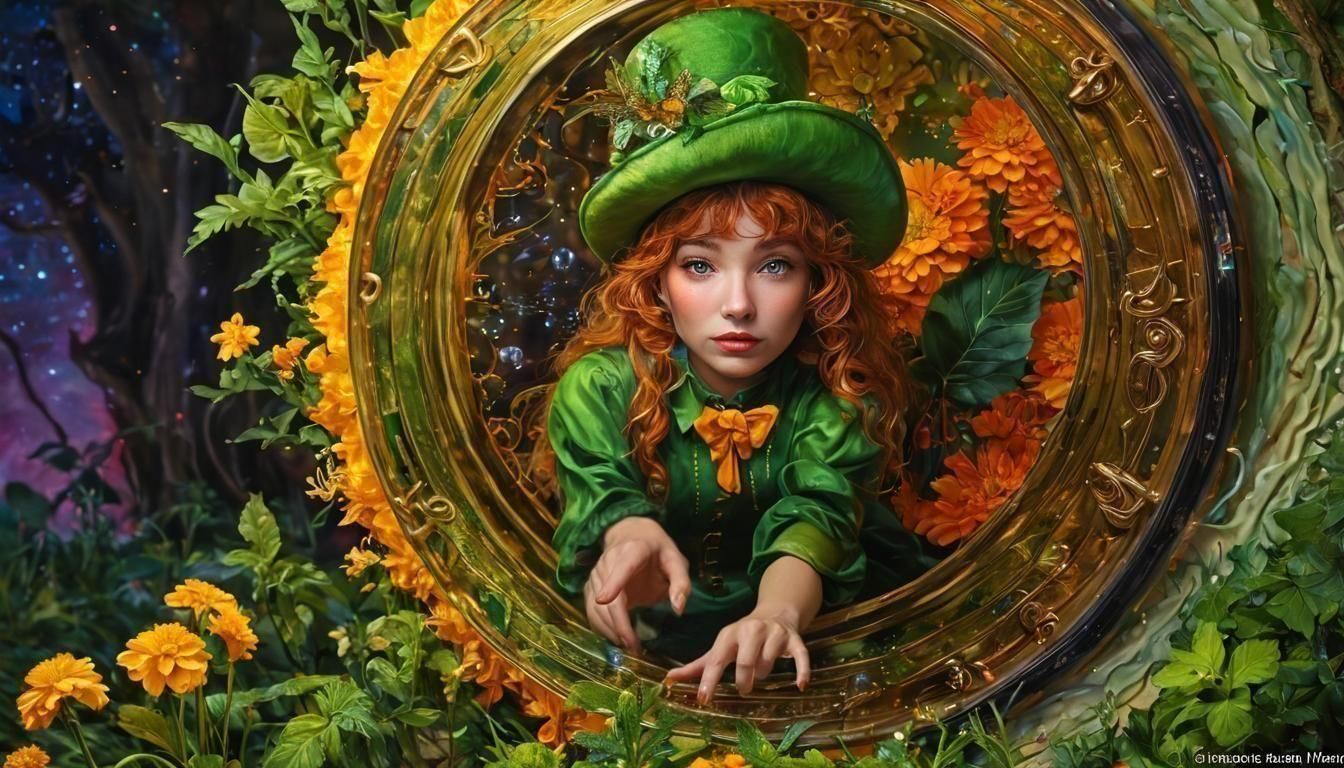 Dark Green Background Illustration