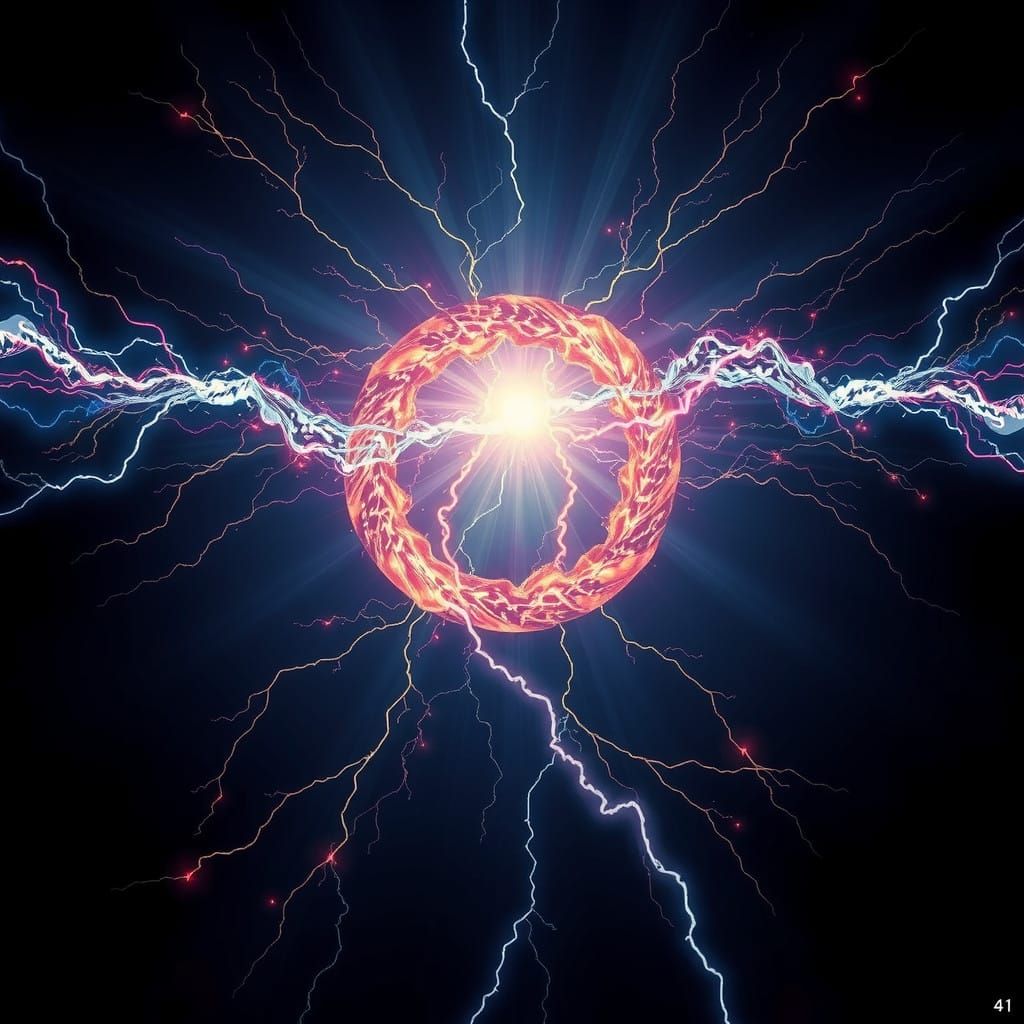 Cosmic Pulse of Existence in Vibrant, Electrified Flow