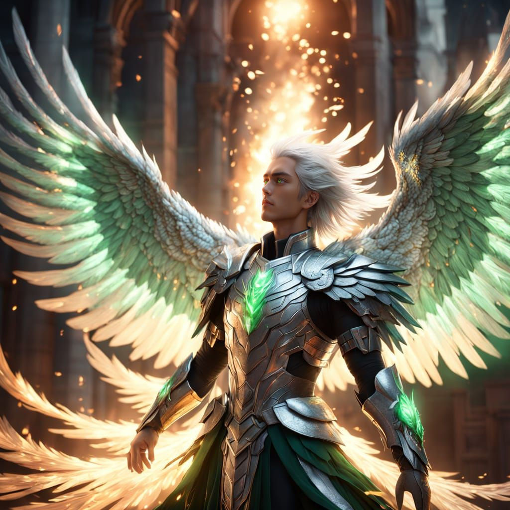 Silver Haired Warrior Phoenix