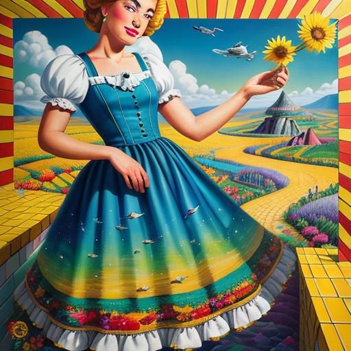 Follow the yellow brick road / girl