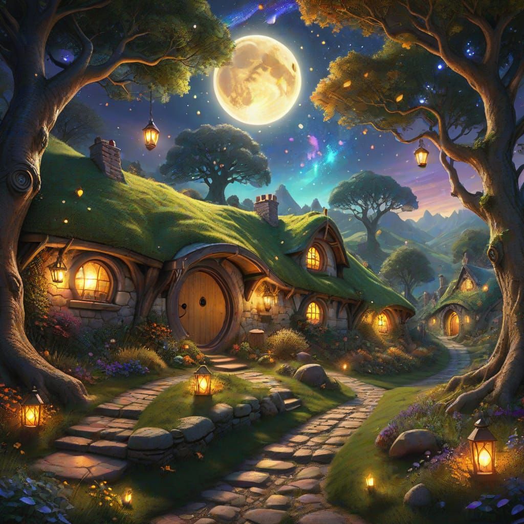 Enchanted Shire at Sunset