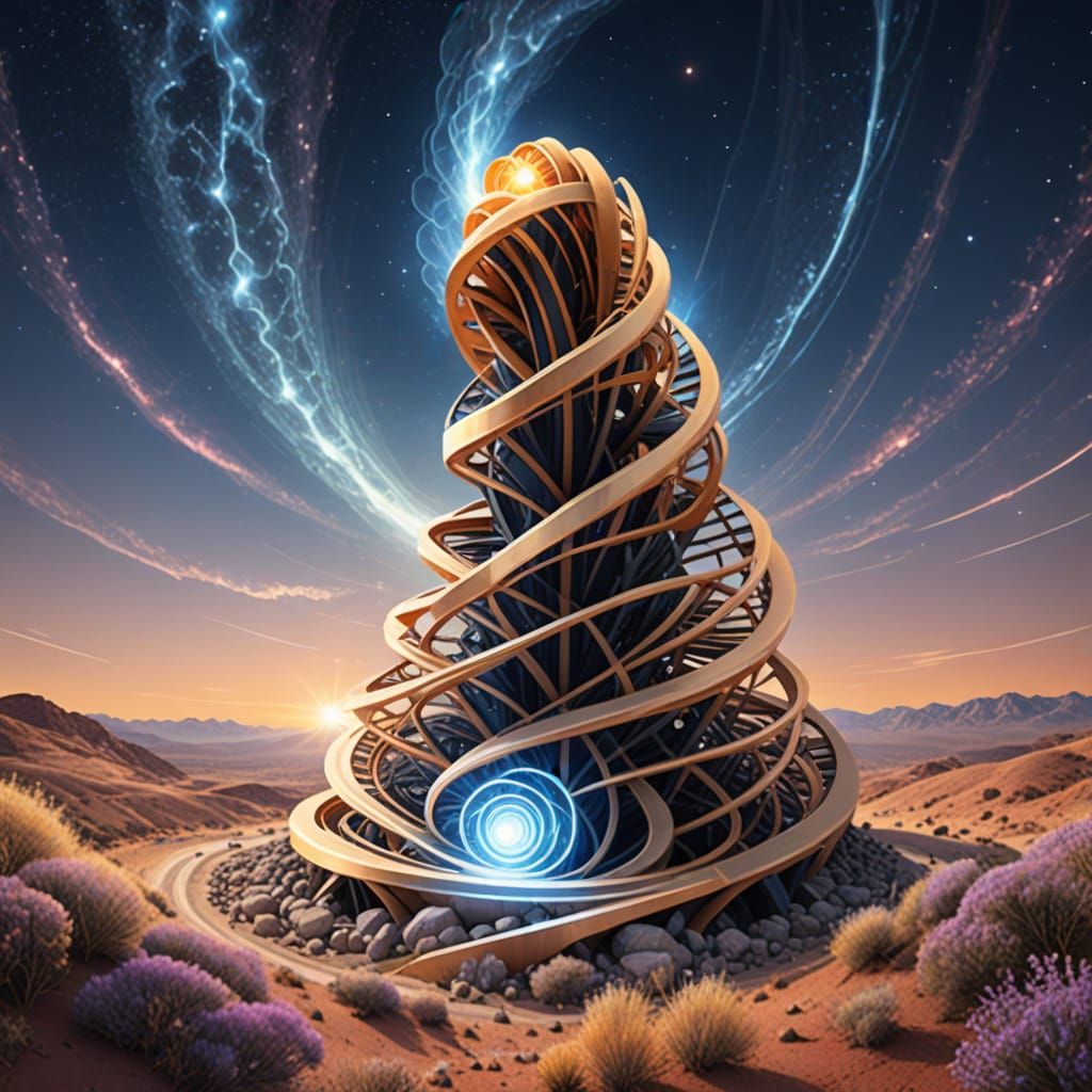 Symmetrical Energy Double Helix