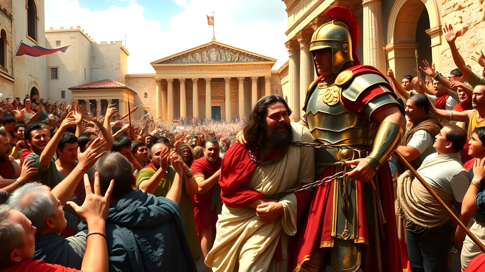 Tumultuous Arrest in Ancient Jerusalem