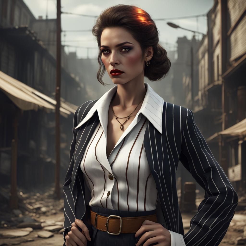 Ferocious Beauty in 70s Retro Fashion