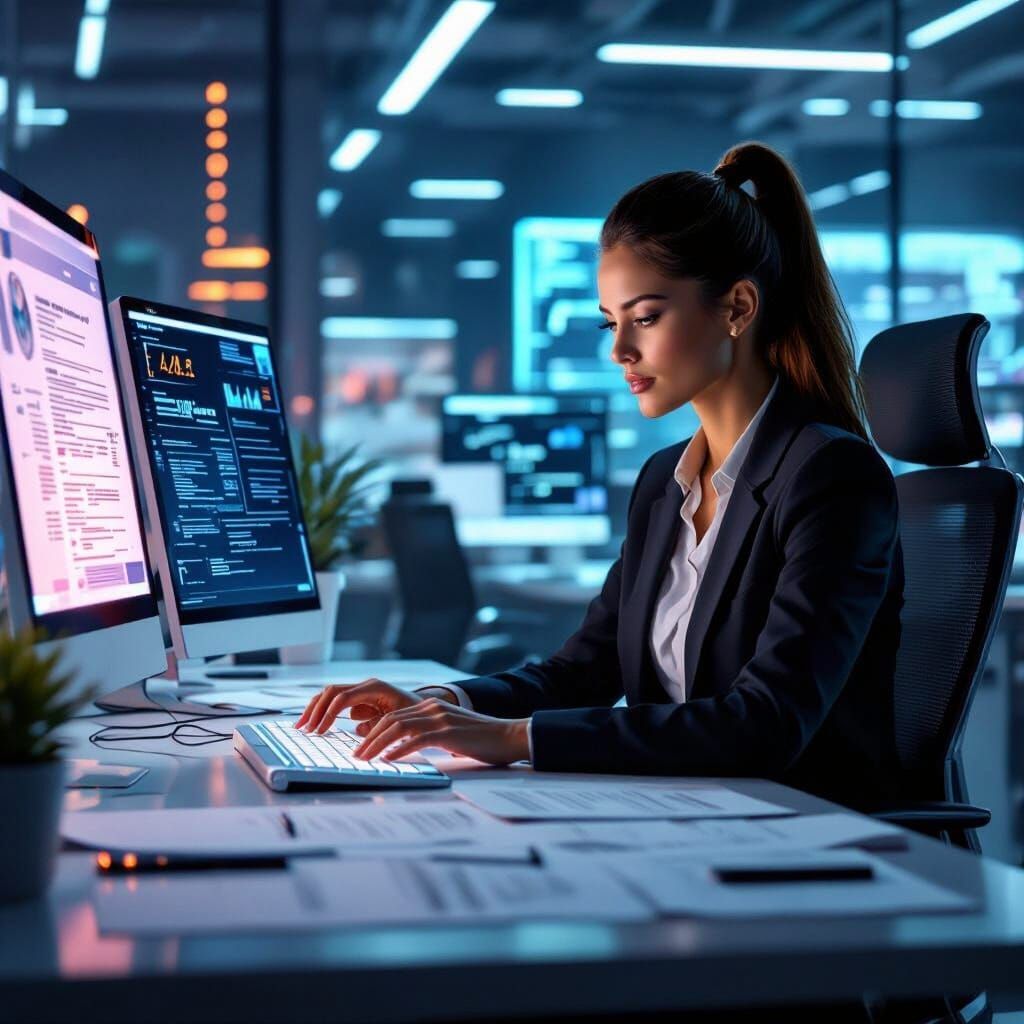 AI-Powered CV Creation Interface
