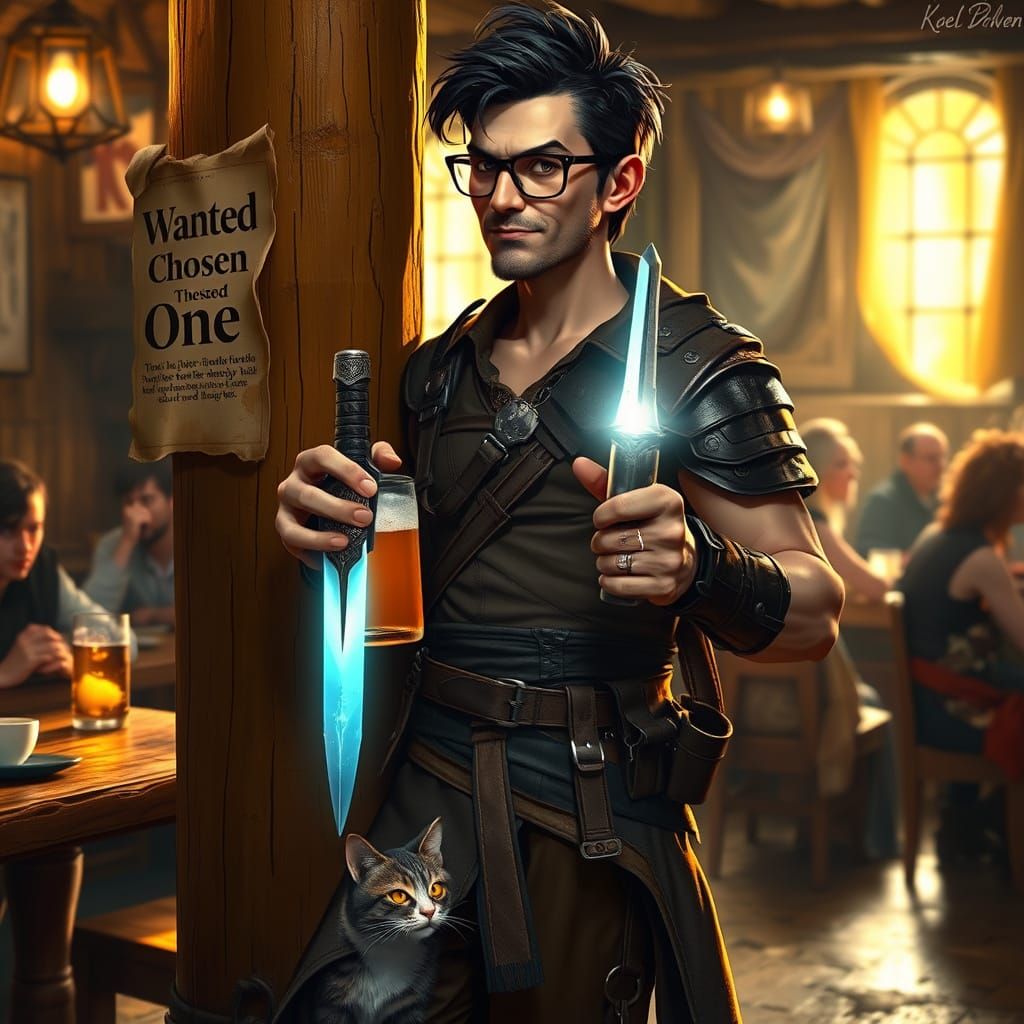 The Chosen One, a Carefree Adventurer in Fantasy Tavern