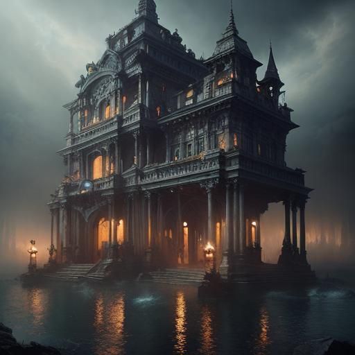 Epic Birthday Digital Matte Painting