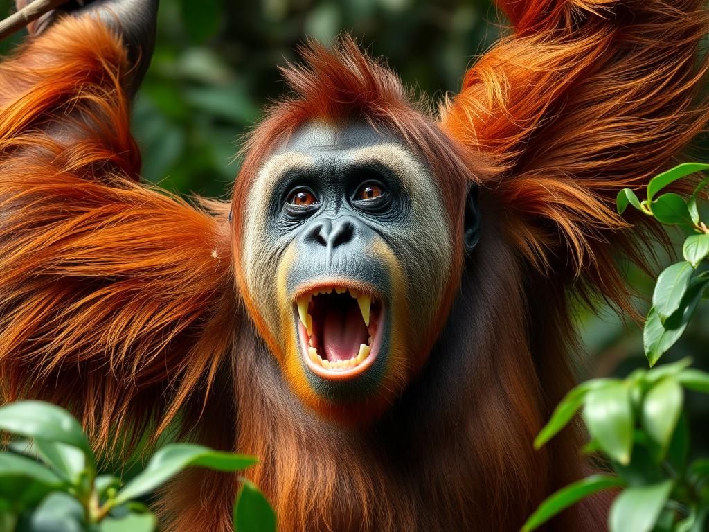 Mighty Naughty Orangutan Image