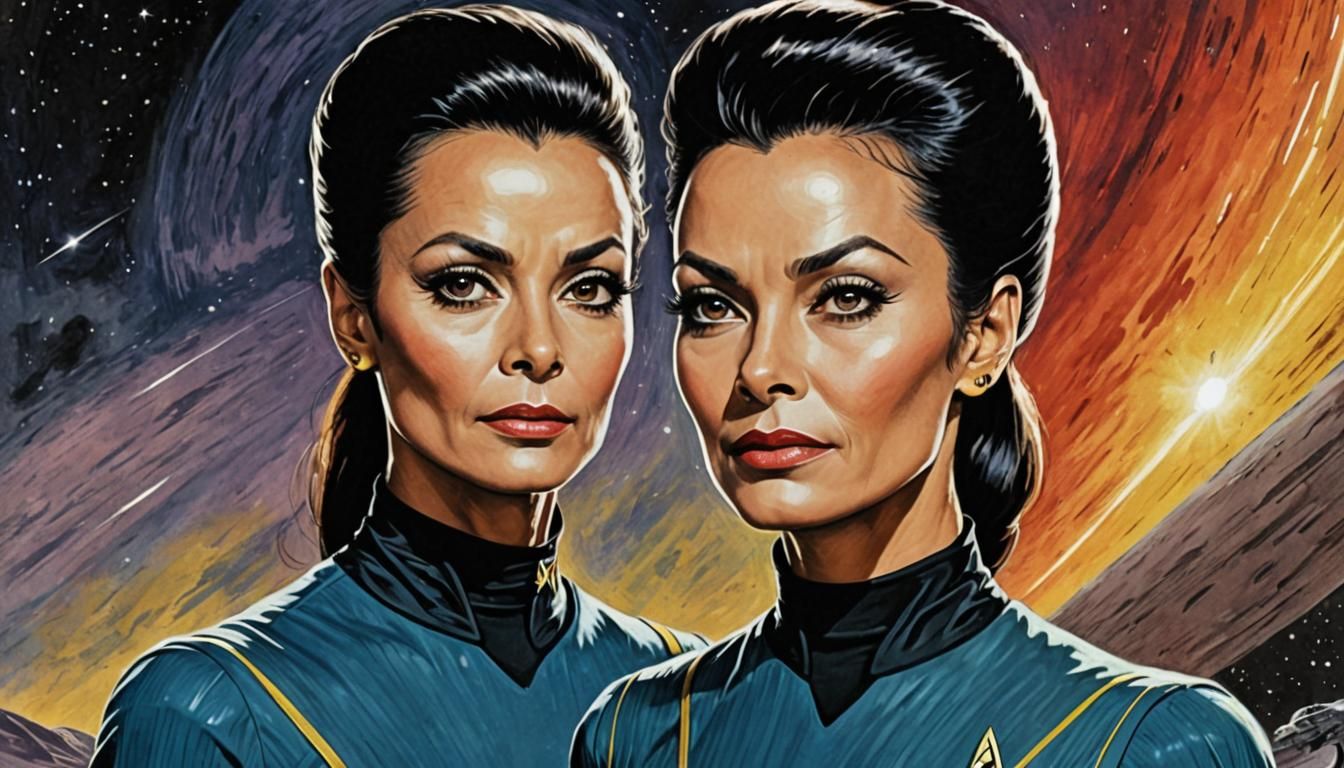 Beauty of the Pencil - Persis Khambatta if she played a diff...