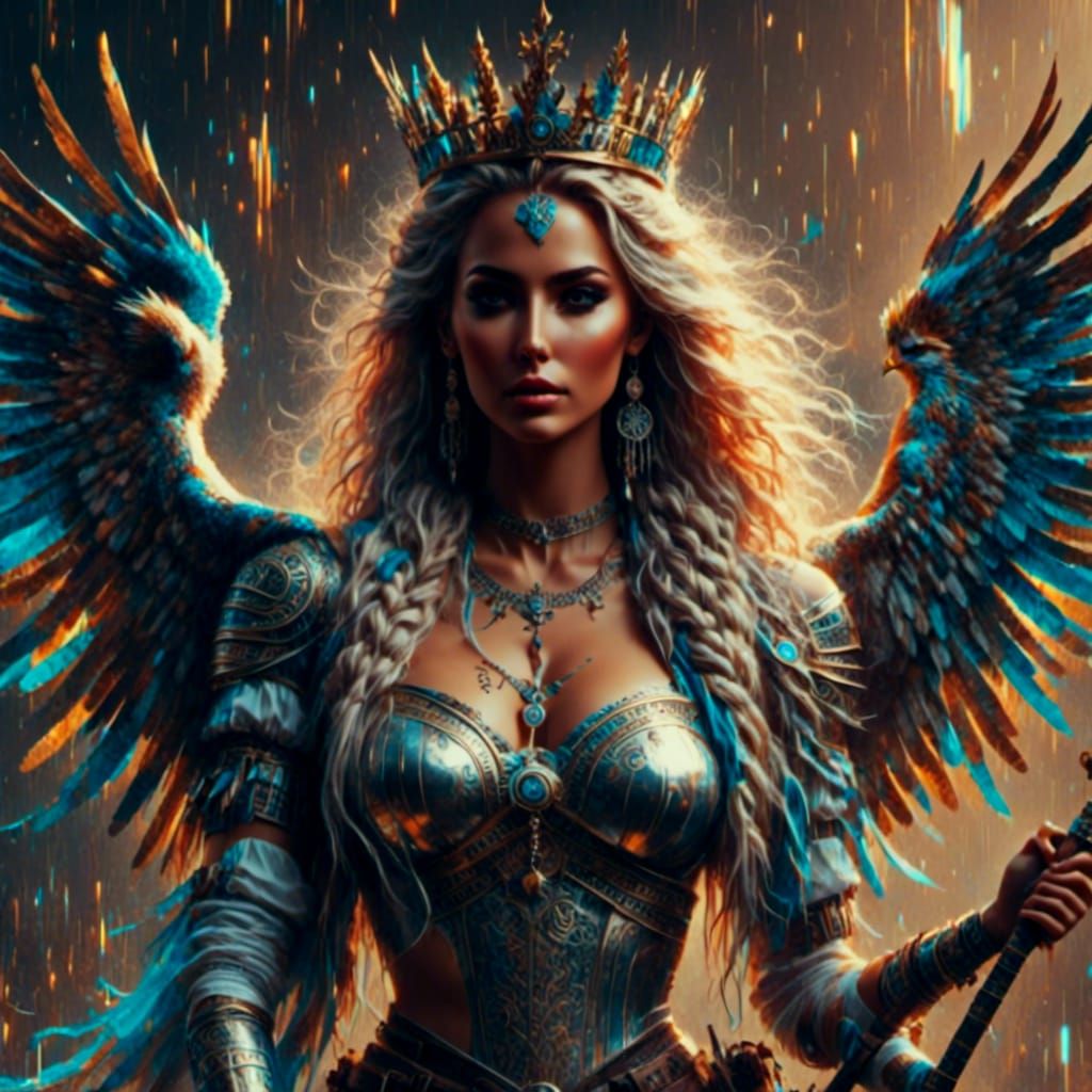 Abstract Glitch Art Image