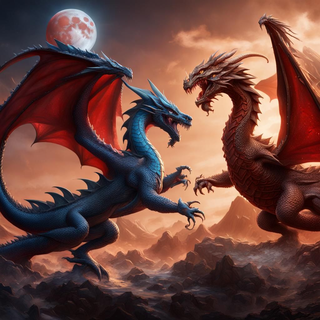 Coke vs Pepsi Dragon Battle for Moon Goddess