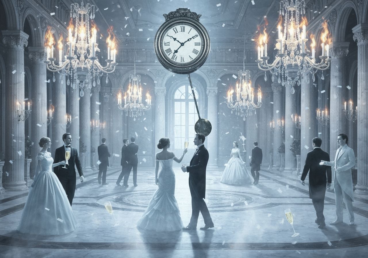 Ghostly Victorian Ball Frozen in Time