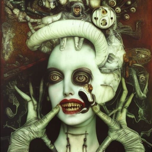 Post-Apocalyptic Wonderland Inspired by Art Nouveau