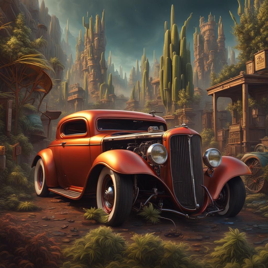 Hot Rods and Marijuana: Fantastical Concept Art