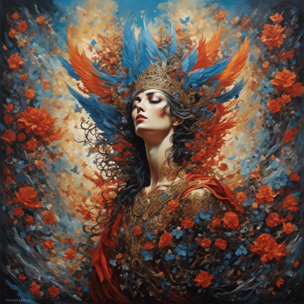 Abstract Sky Transformation via AI Image Generation