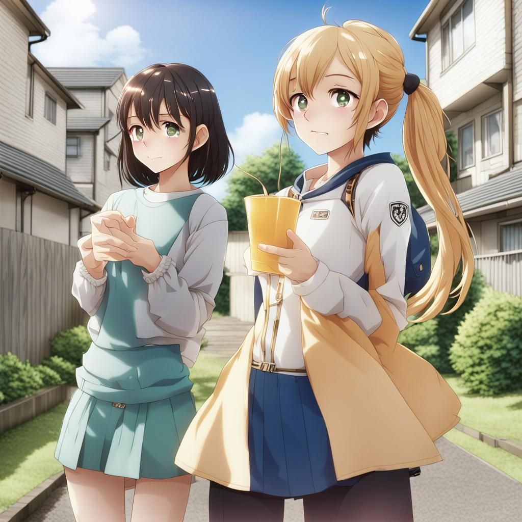 Anime-Style Manga Art of ME4 Council Estate