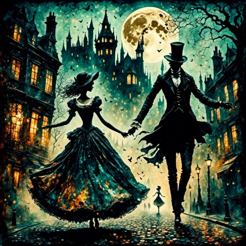 Jack the Ripper Silhouette Dance in Victorian London