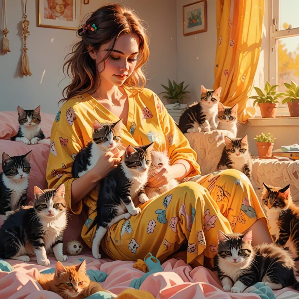For the love of cats