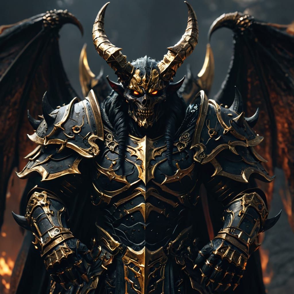 Garanoth the Demon Overlord in Royal Armor