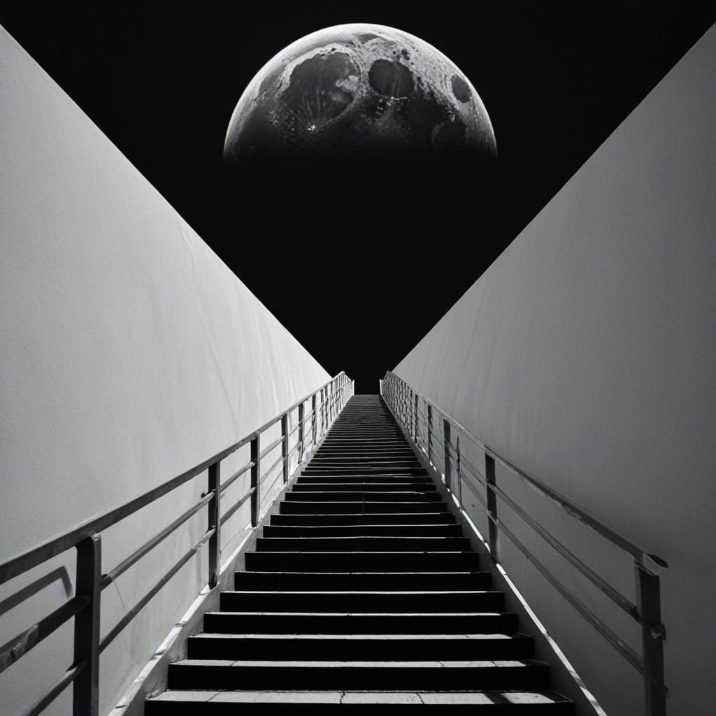Stairway to Parallel Universe Under Black Sun