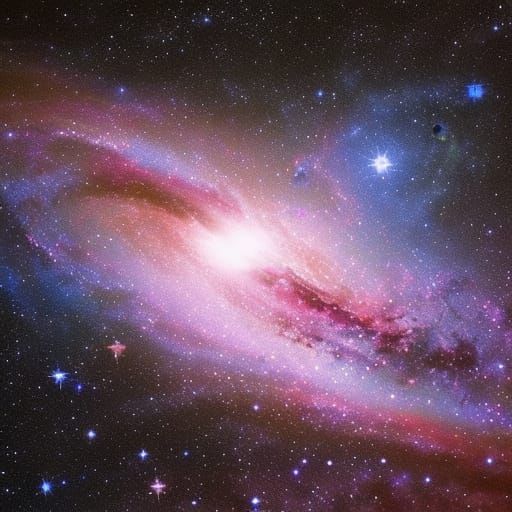 Galactic Fantasy: A Starry Nightscape