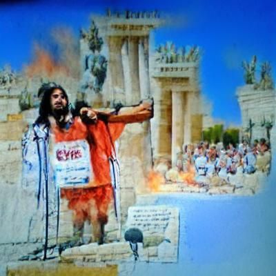 Christ as Religious Extremist Preaching Against Rome