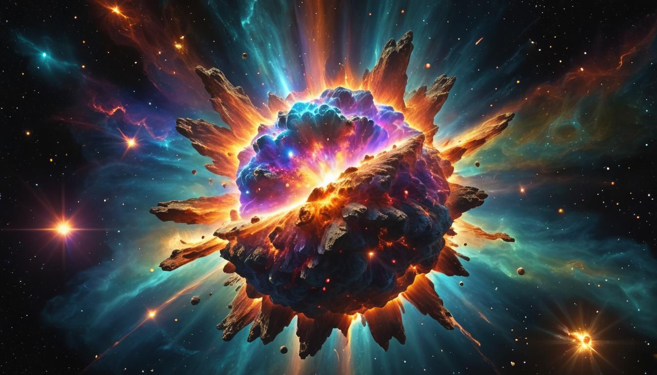 Betelgeuse Supernova Creates a Luminous Nebula