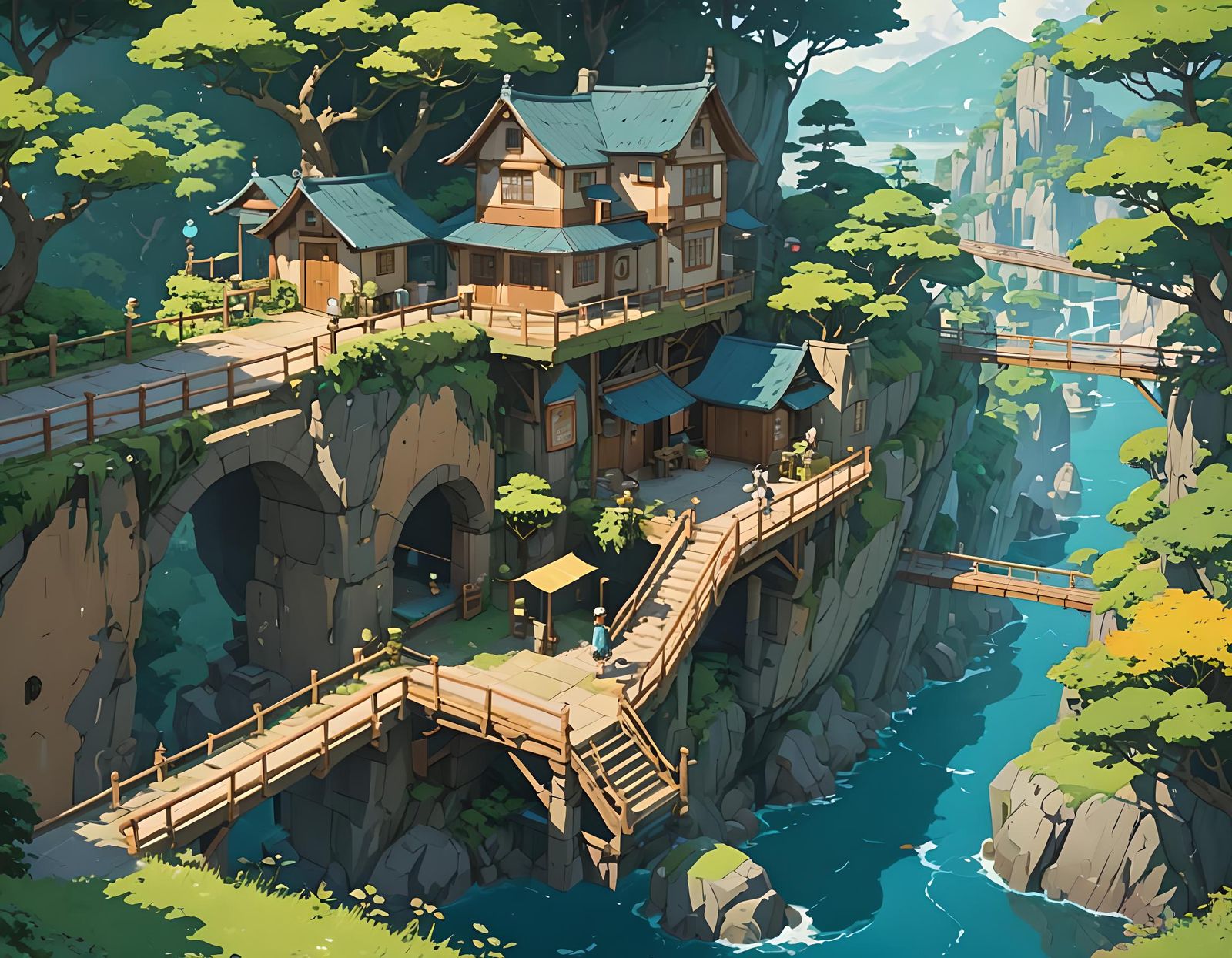 2D Game Assets in Anime and Fantasy Style