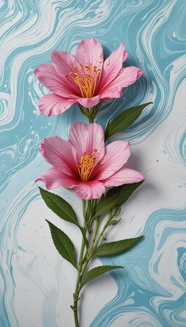 Vibrant Floral Patterns in Watercolor Style