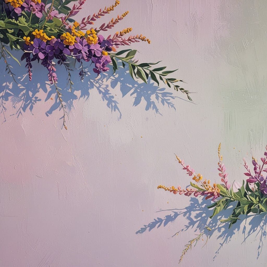 Renaissance-Inspired Violet Portrait in Modern Brushstrokes