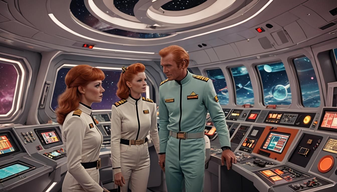 Retro Starship Bridge Look