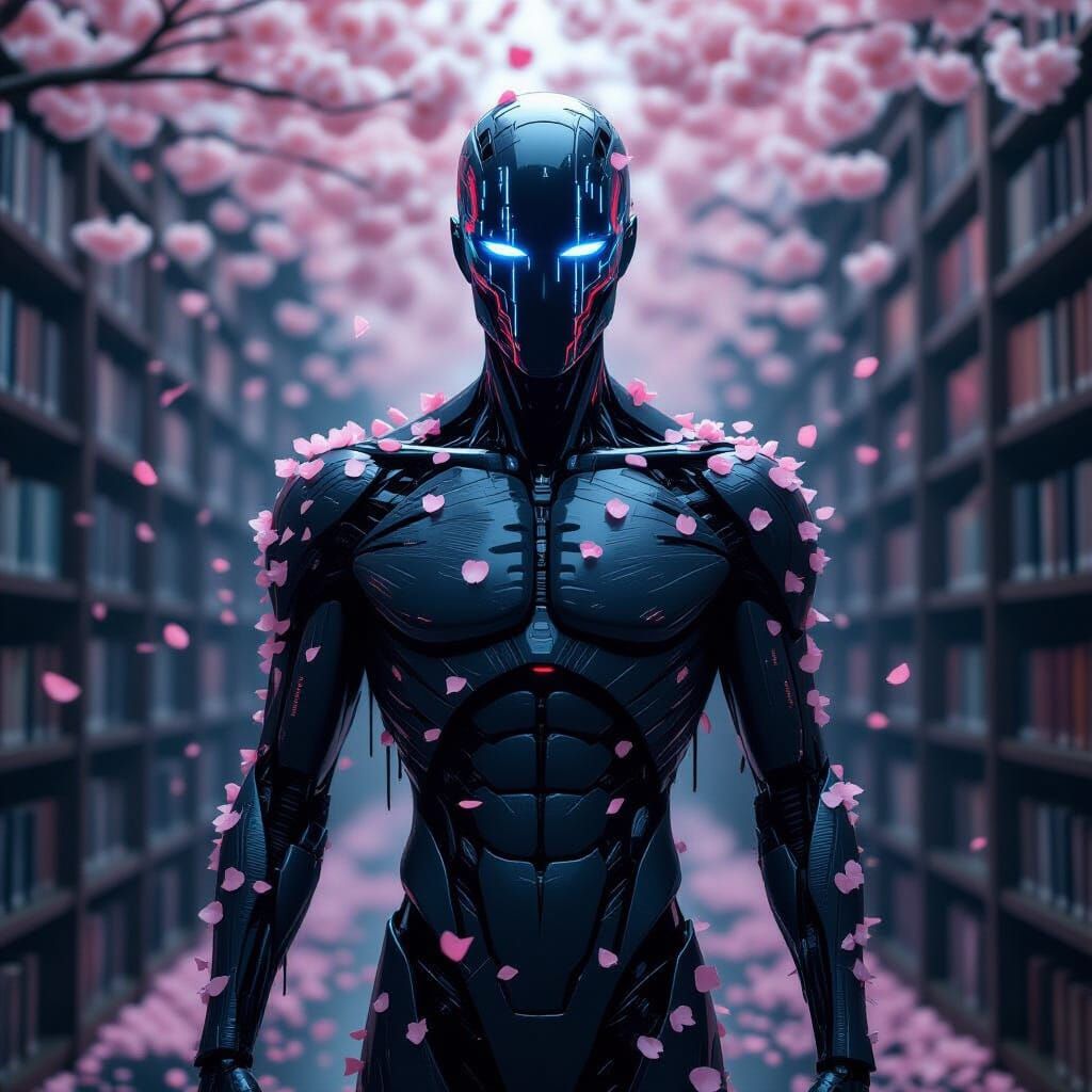 Archive Null: Sci-Fi Villain Made of Cherry Blossoms