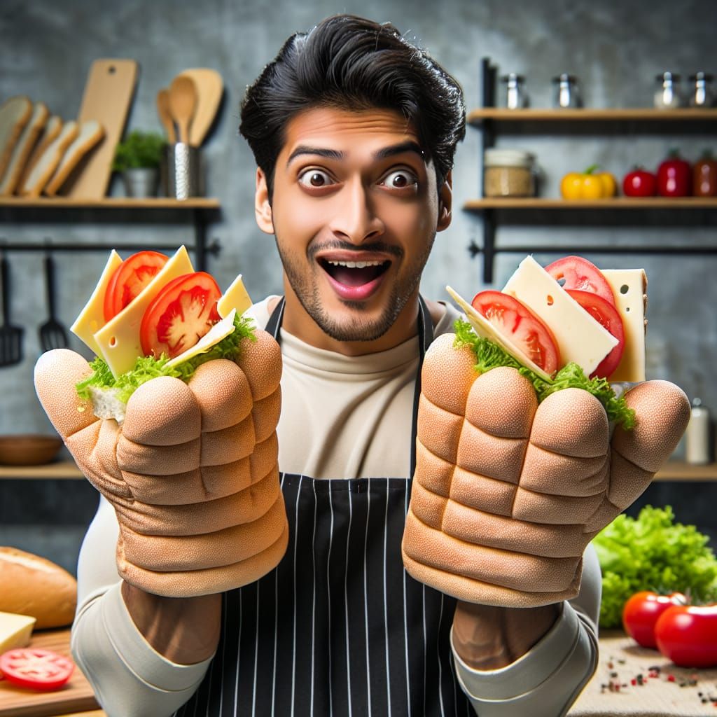 Bread Gloves - Time for a handwich