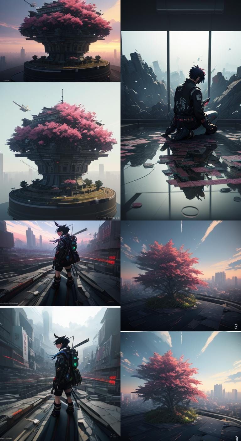 Money Dissipation in 3D Anime Art Style