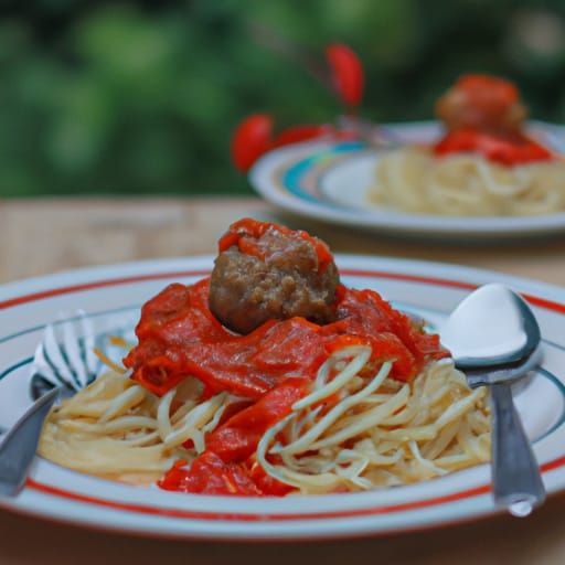 Spaghetti and Meatballs Still Life, Professional Photography