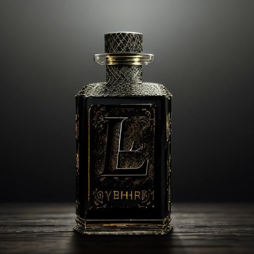 Hyperrealistic Letter L with Intricate Details