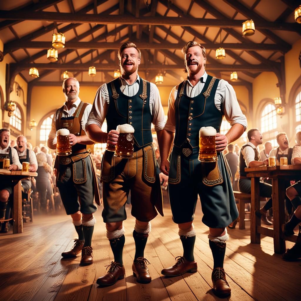 Oktoberfest Celebration in Hyperrealistic Photography