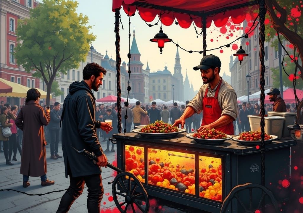 Saint Petersburg Market with Vegan Street Food