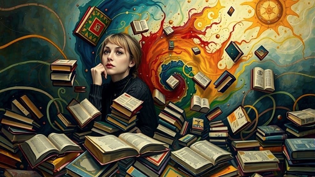 Books in Sharp Focus, a Modern Art Masterpiece