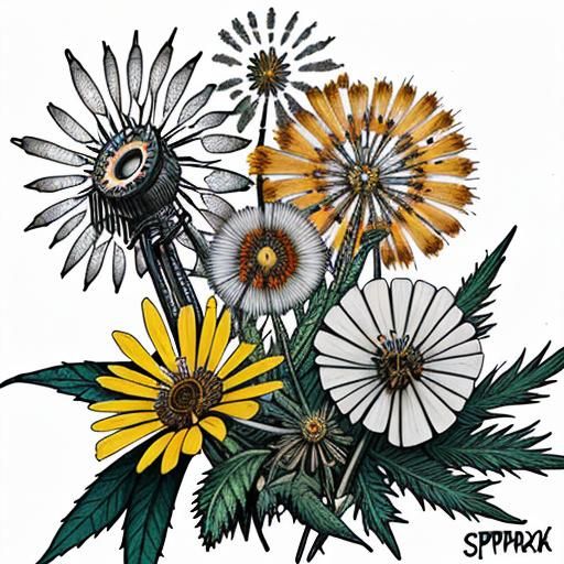 "Wildflower Mad Max"
pen_spark
style