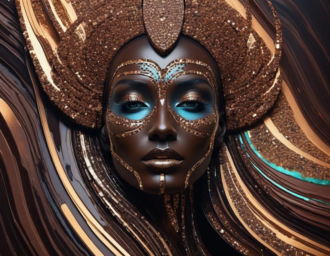 Ethereal Cobra in Cubist Dreamcore Style