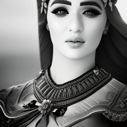 Hyperrealistic Portrait of Freya in High Definition