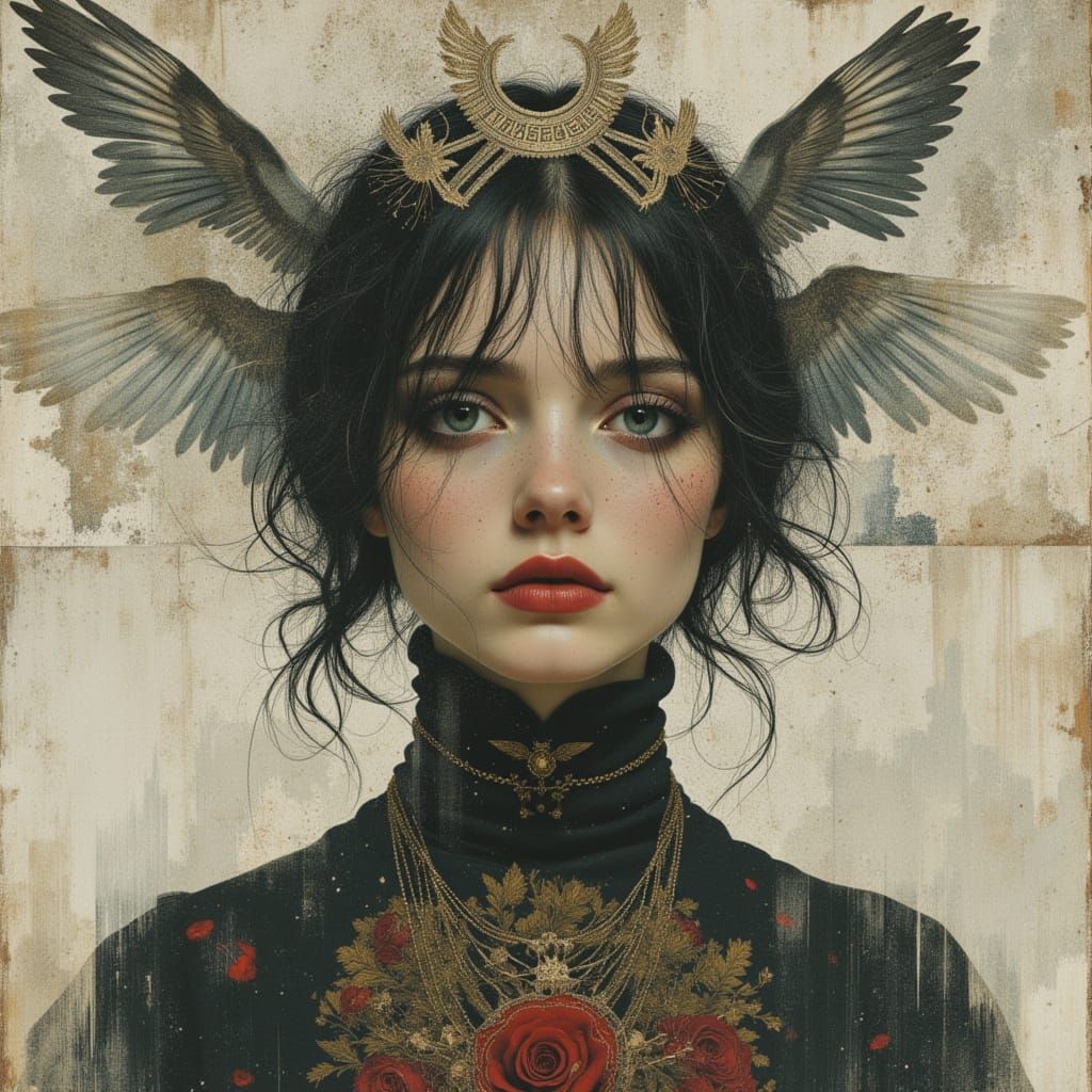 Angst Prince in Corrupted Fresco Style