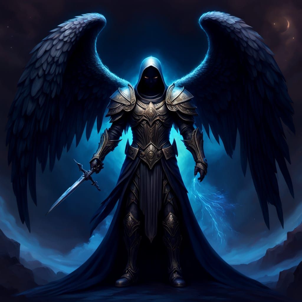 Angelic Being in Divine Light Before Fall