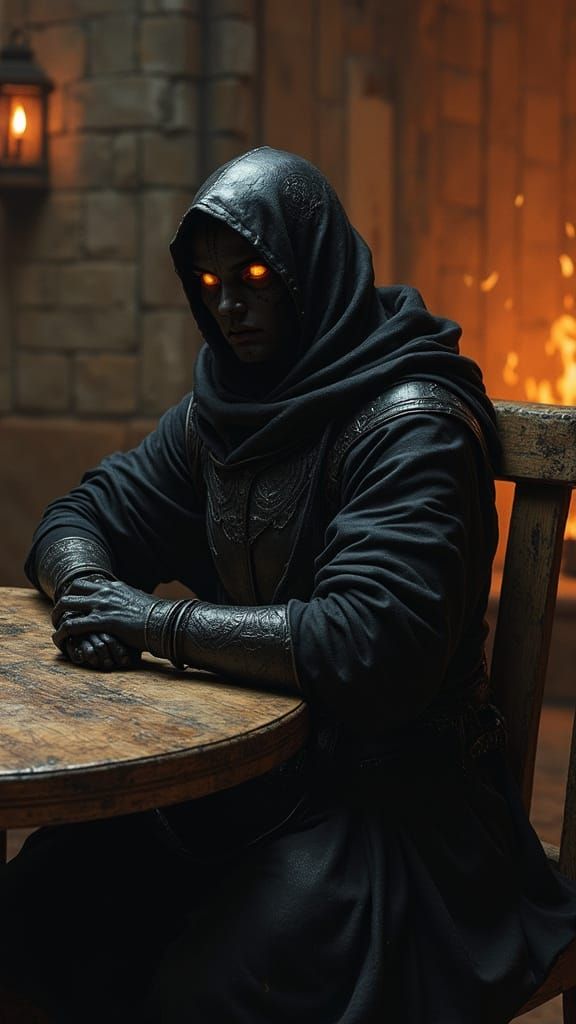 Shadowborn Warrior in Ember Eyes