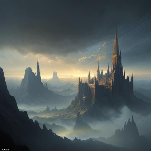 Dramatic Digital Painting of Imperfect Forms