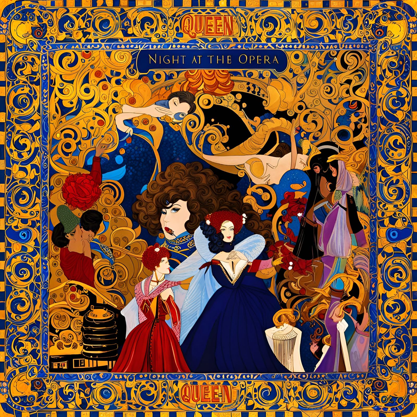 QUEEN - "A night at the Opera"(Redesign Cover )