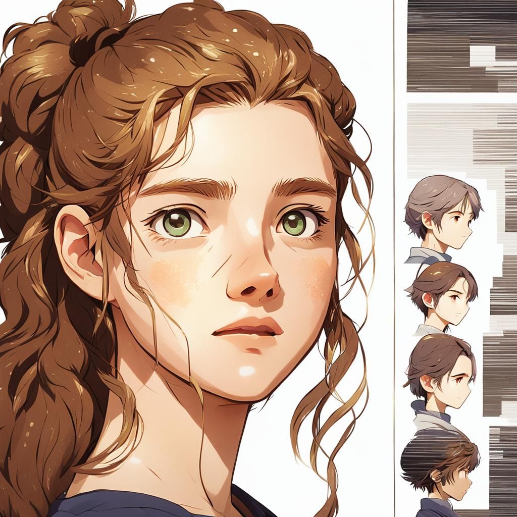 Elin: Seventeen-Year-Old Girl in Studio Ghibli Style