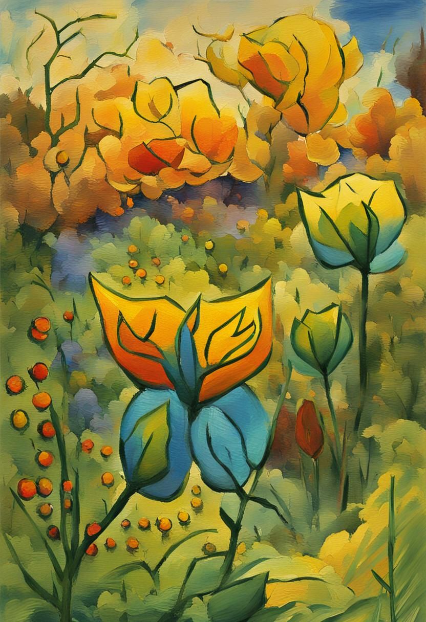 Gouache Sketch Transformed into Impressionist Masterpiece