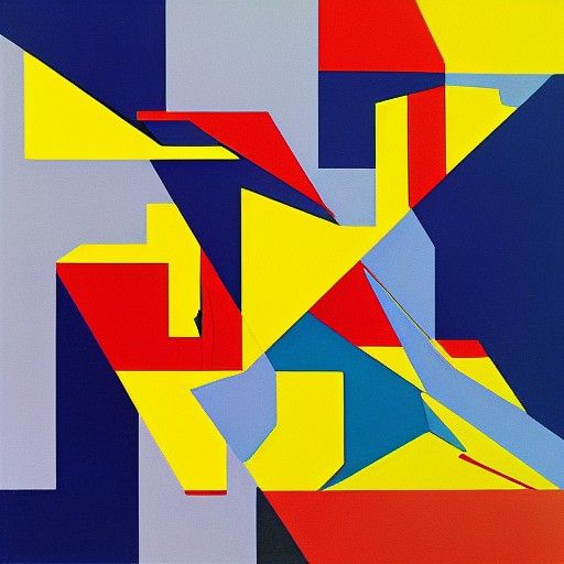 Anakin's Order 66 in Cubist Style